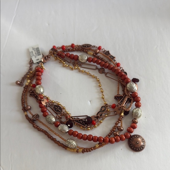 NWT CHICO’S Multi-Layered Beaded Necklace